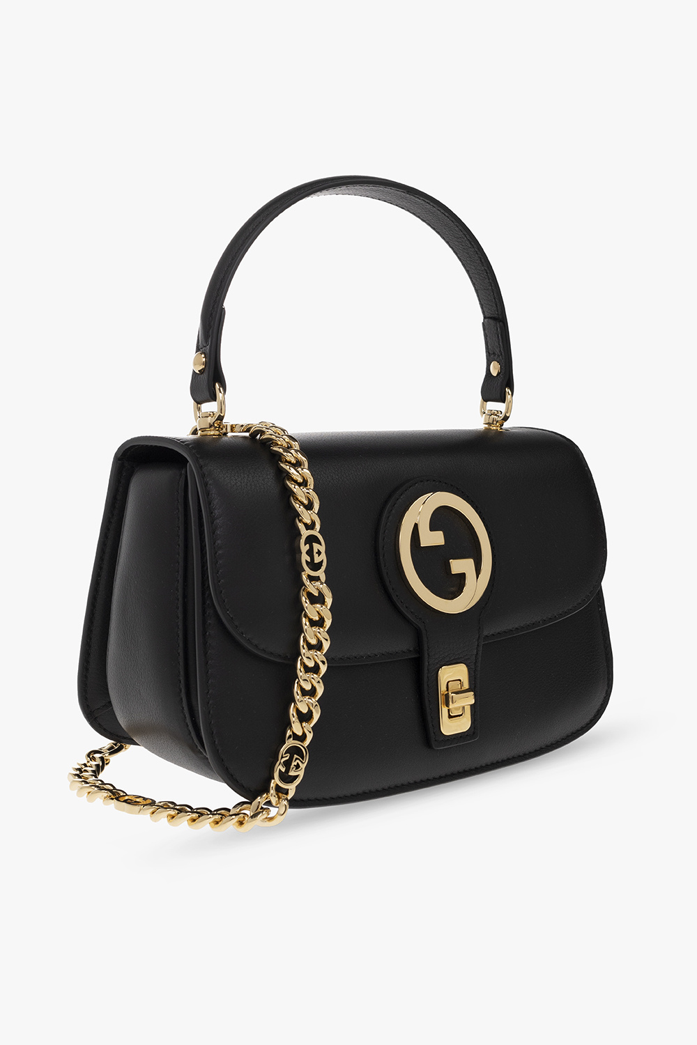 【GUCCI】レディース☆Blondie ハンドバッグ スモールサイズ グッチ ブロンディ〕スモール トップハンドルバッグブラック